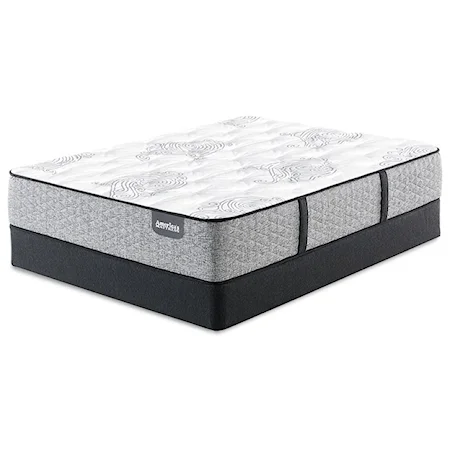 King Plush Pocketed Coil Mattress and 5" Low Profile Foundation